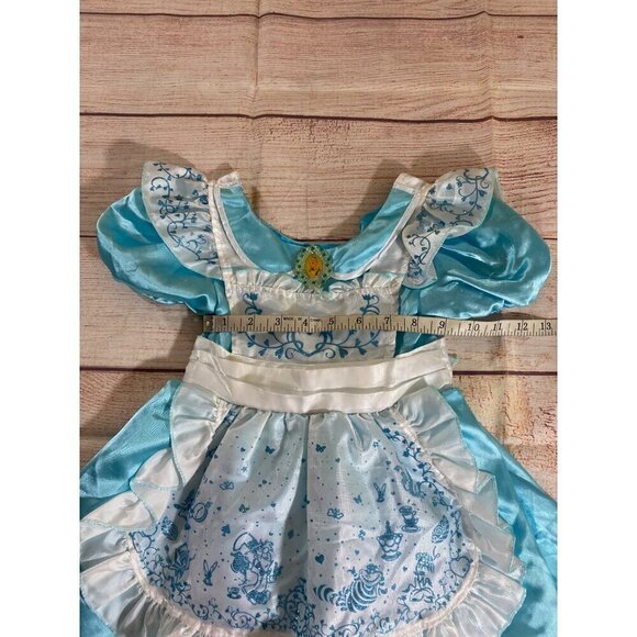 Disney Store Official Toddlers Alice In Wonderland Girls Cosplay Costume Dress - - Picture 7 of 11